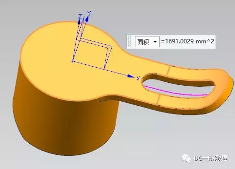 UG NX图文教程——柱形卡环（曲线长度：弧长计算及圆弧棱边斜角）的图28